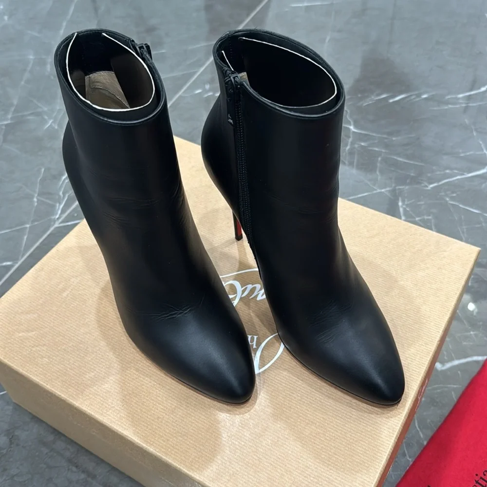 Christian Louboutin Black Ankle Boots - Picture 2 of 5